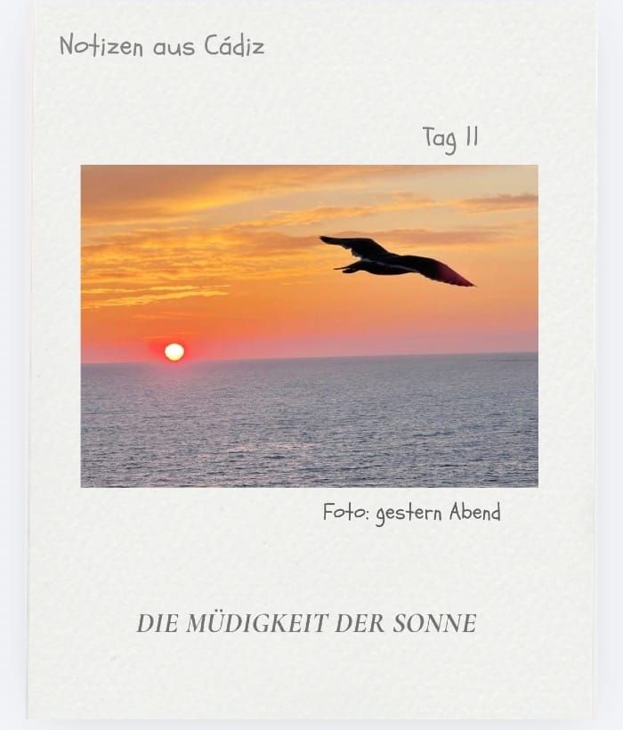 Die Müdigkeit der Sonne