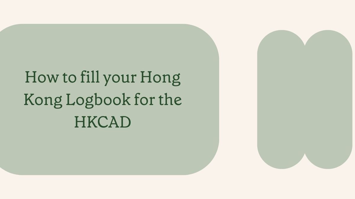 How to Fill in the Hong Kong CAD Logbook (CAD 407): A Complete Guide for Airline Pilots