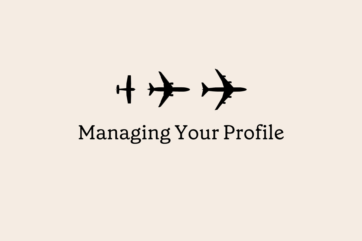 Managing your Pilot Profile in Aviato