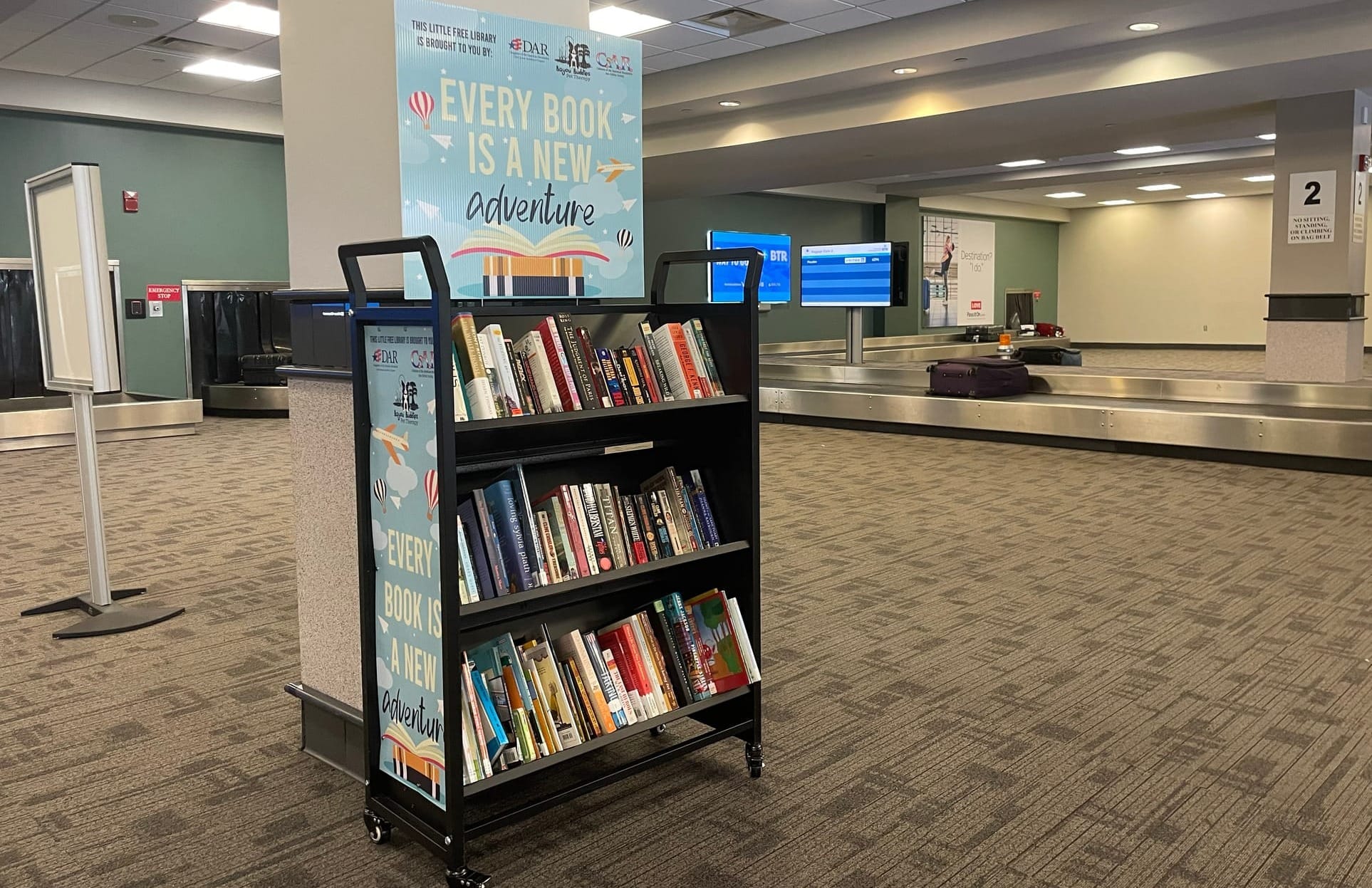 BR airport adds three Little Free Libraries with books for all ages