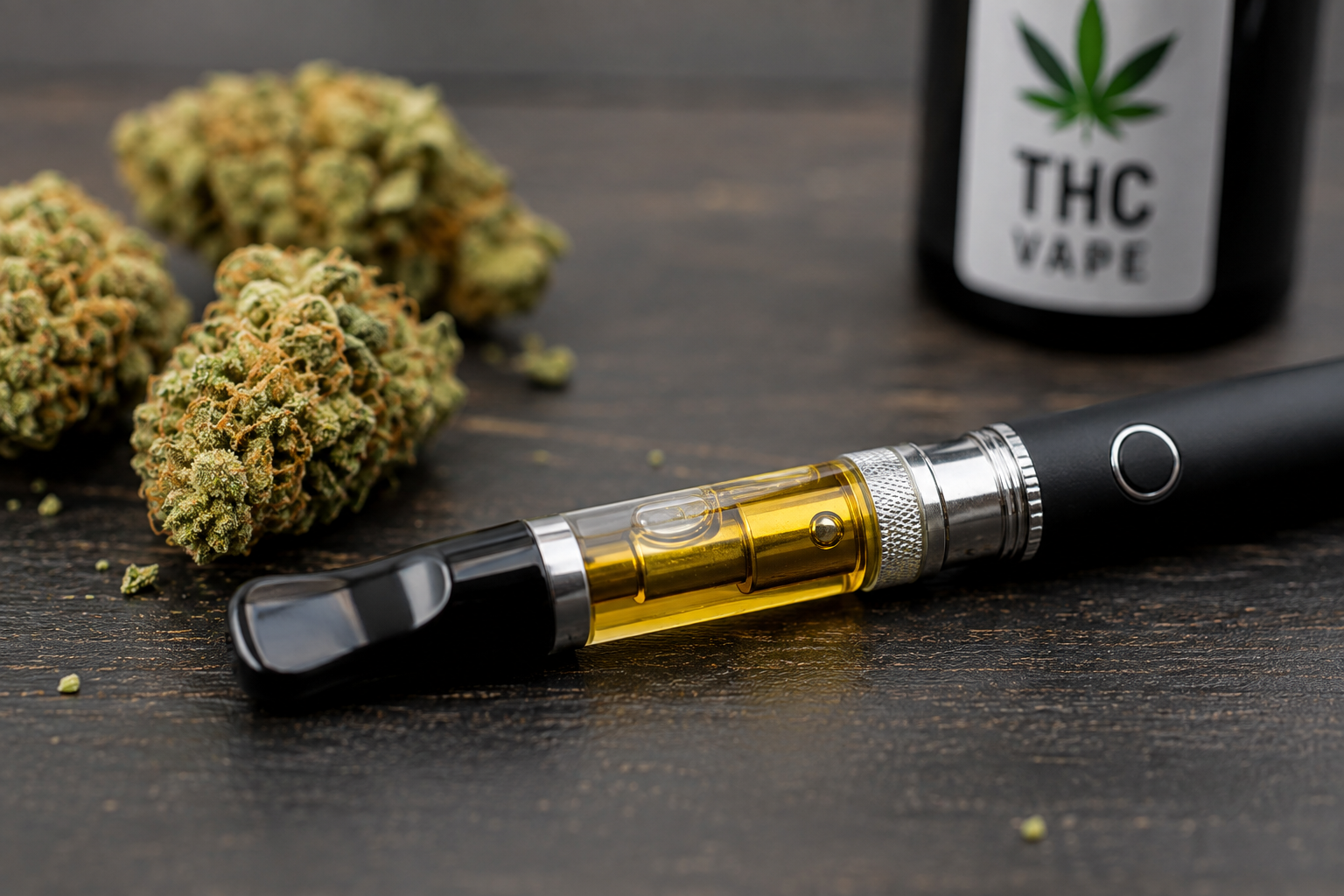 A THC vape cartridge highlights the growing concern over students using vaping devices to consume controlled substances, a practice that can carry serious legal and health consequences.