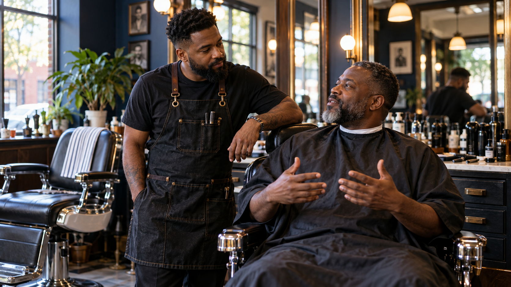 A Barbershop Conversation Can Open the Door to Mental Health Care