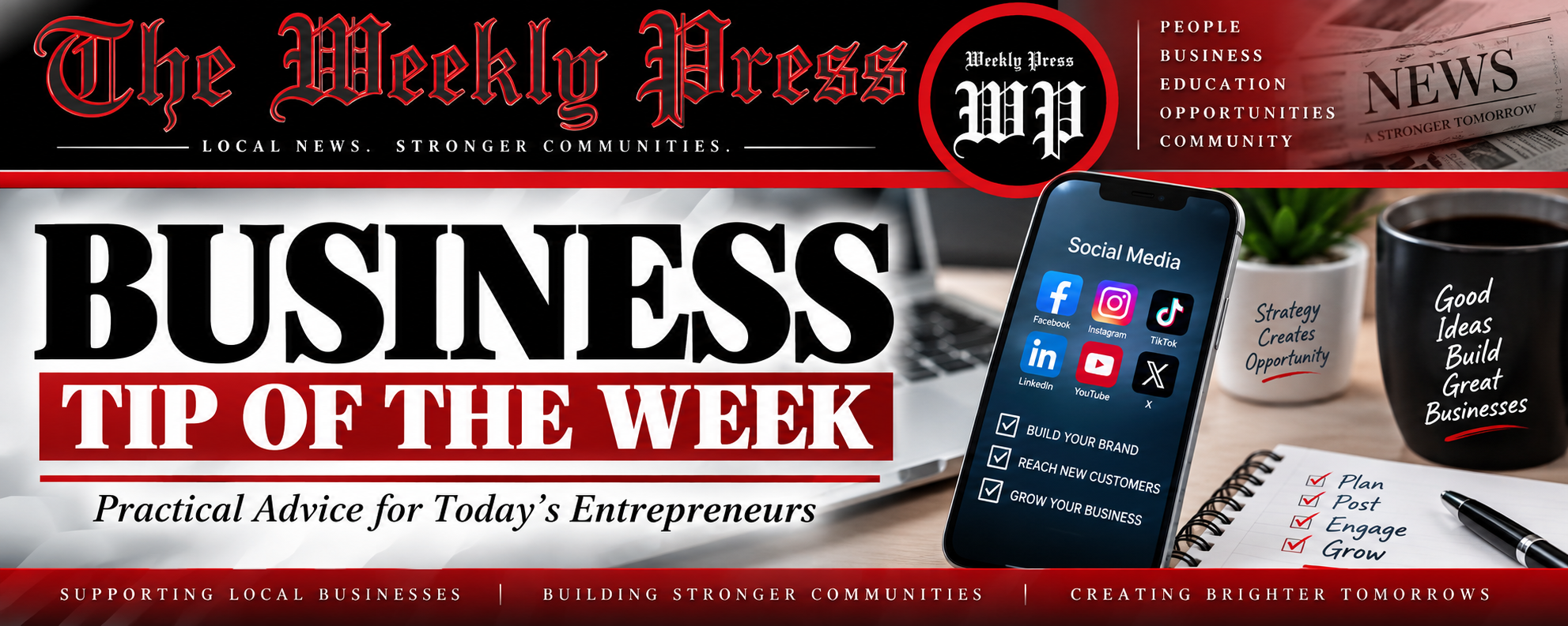 BUSINESS TIP OF THE WEEK Your Business Page Is Not Your Personal Page