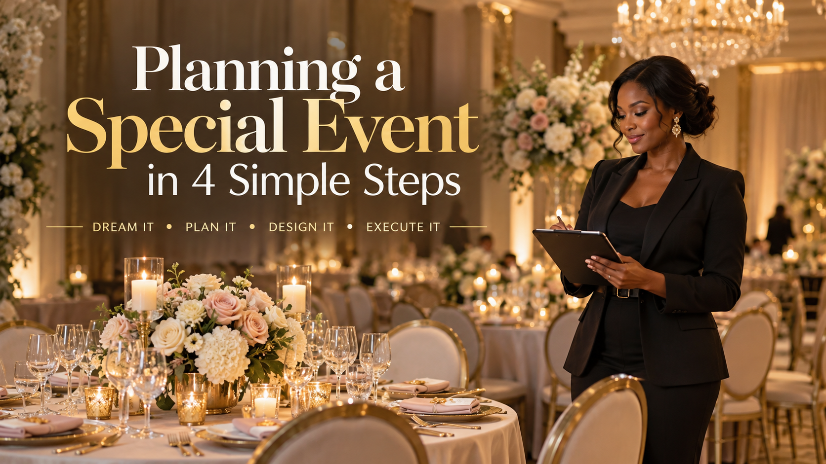 Planning a Special Event in 4 Simple Steps