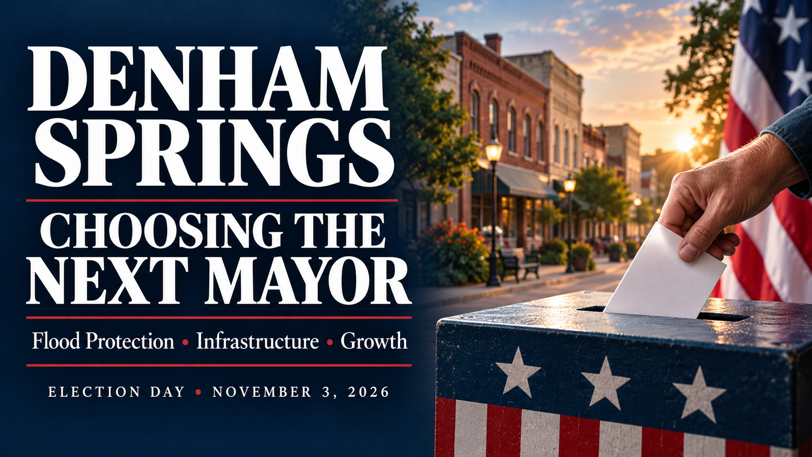 Flood protection, growth shape Denham Springs mayor’s race