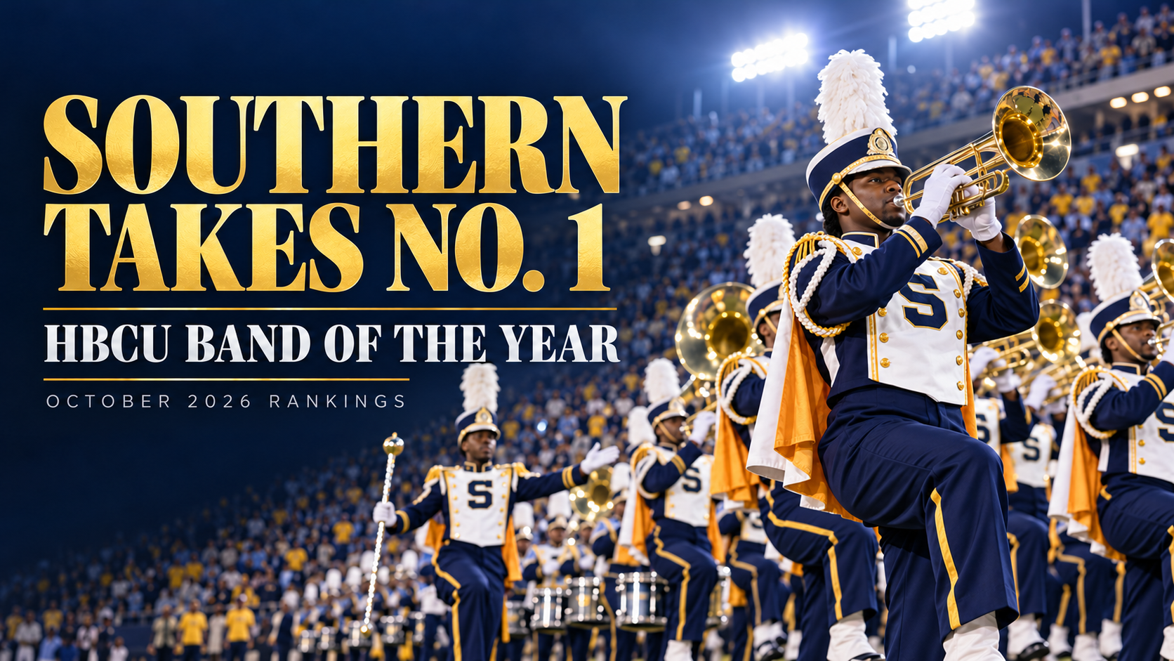 Southern University’s Human Jukebox rises to No. 1 in HBCU band rankings