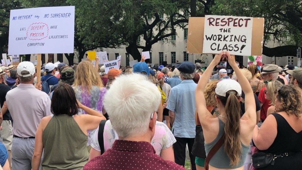 Louisiana Residents Join Nationwide 'Hands Off!' Protests Opposing Trump-Era Policy Changes post image