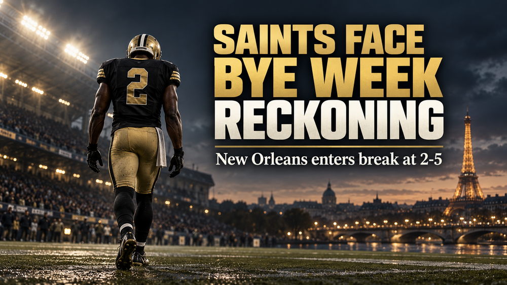 Saints Face Bye Week Reckoning After Ground Game Stalls in Paris post image