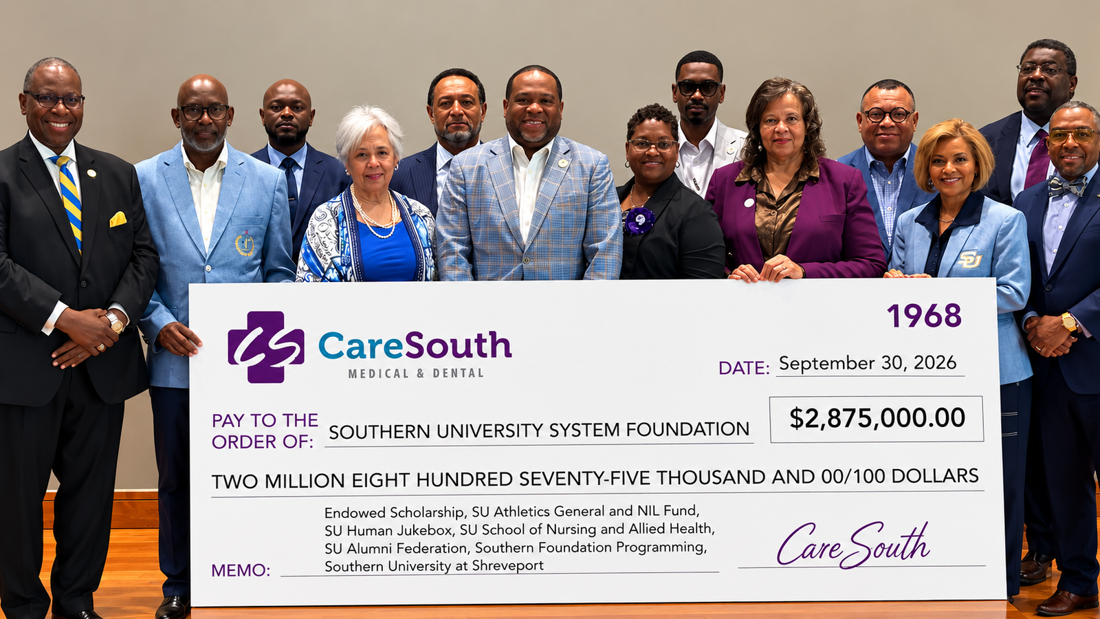 CareSouth Invests Nearly $3 Million in Southern University Students and Programs post image