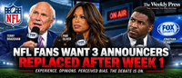 After Week 1, NFL Fans Turn Their Attention From the Field to the Broadcast Booth post image