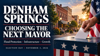 Flood protection, growth shape Denham Springs mayor’s race post image