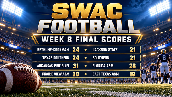 Late Touchdowns, Walk-Off Kick Shake Up SWAC Football Races in Week 8 post image