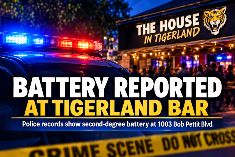 Battery Reported at Tigerland Bar Early Friday Morning post image