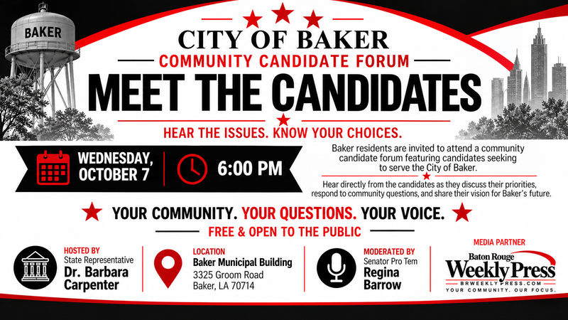 Baker Residents to Hear Directly From Candidates at Oct. 7 Community Forum post image