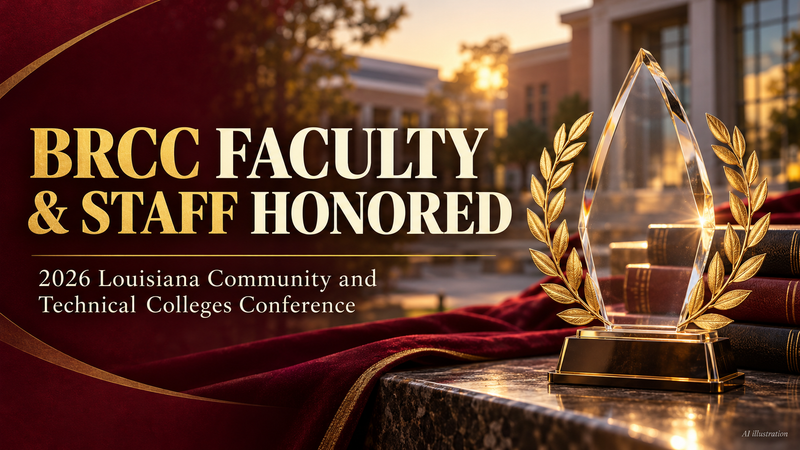 Four Baton Rouge Community College employees honored at statewide conference post image