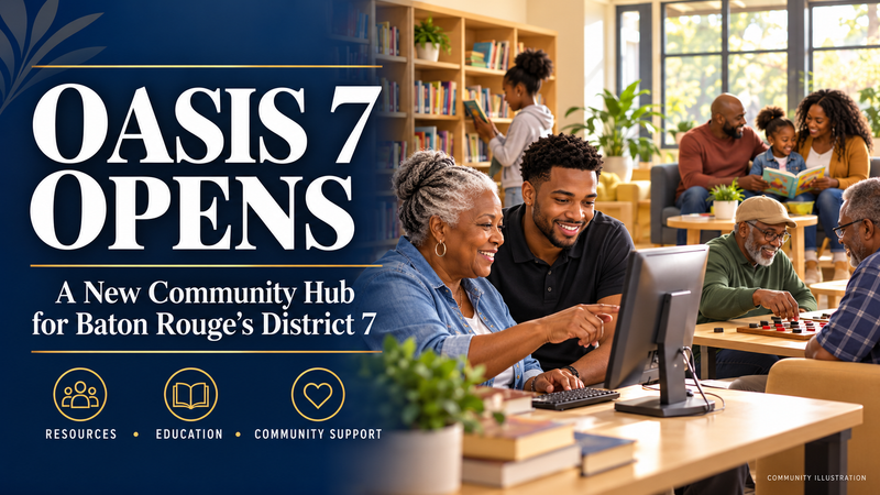 Oasis 7 opens at longtime Baton Rouge service center, seeks community partners post image
