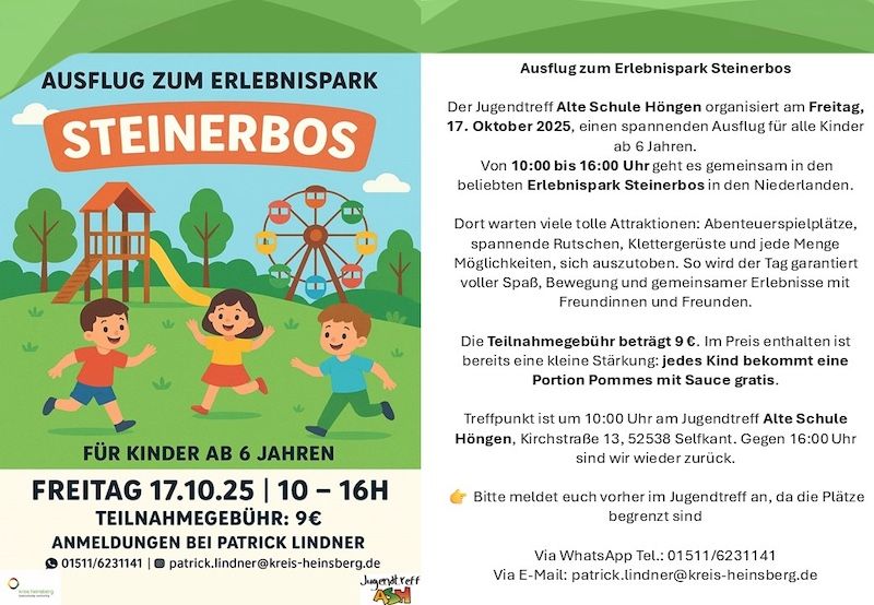 Buntes Herbstferienprogramm im Jugendtreff „Alte Schule“ Höngen