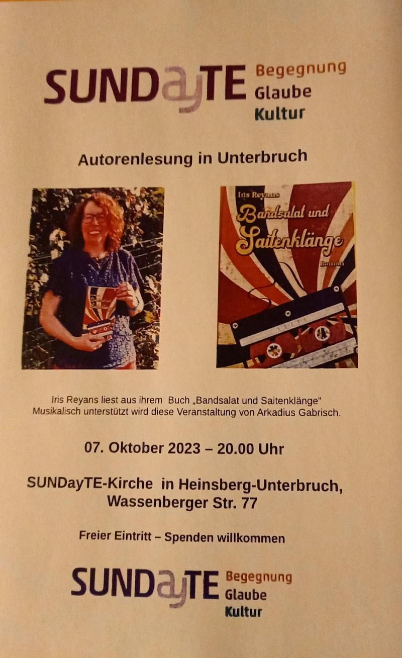 Autorenlesung in Unterbruch