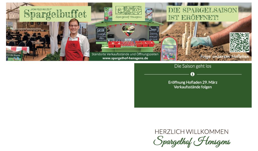 Frisch vom Feld genießen – Start der Spargelsaison 2023