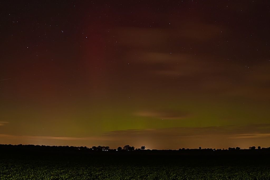 Polarlichter über dem Selfkant