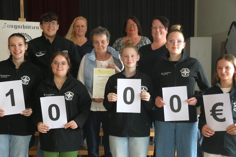 Osteraktion der Jungschützen ließ Kinderhilfe strahlen