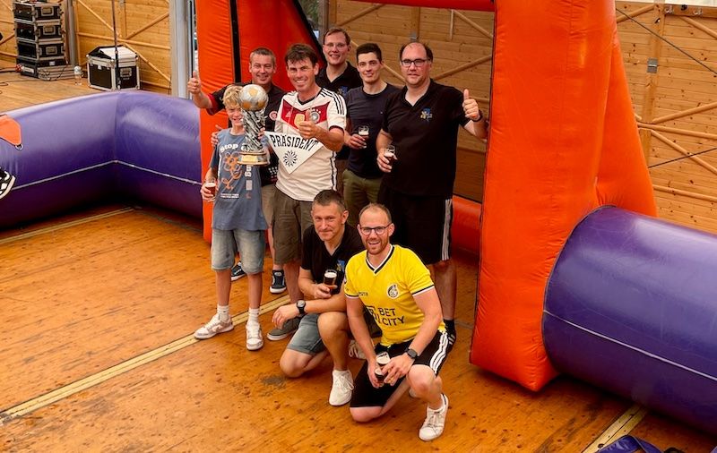 Erstes Haverter Menschen-Kicker-Turnier