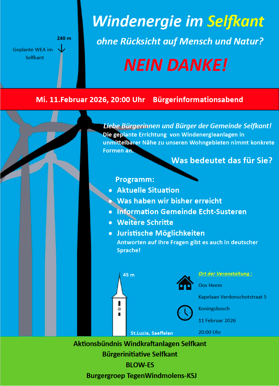 Neues zur Windkraft im Selfkant
