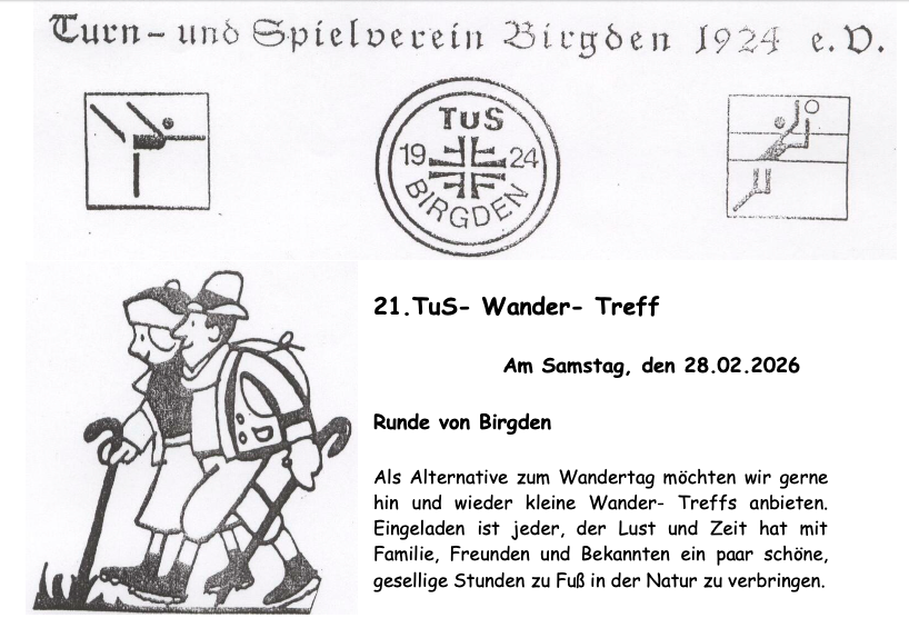 21.TuS- Wander- Treff
