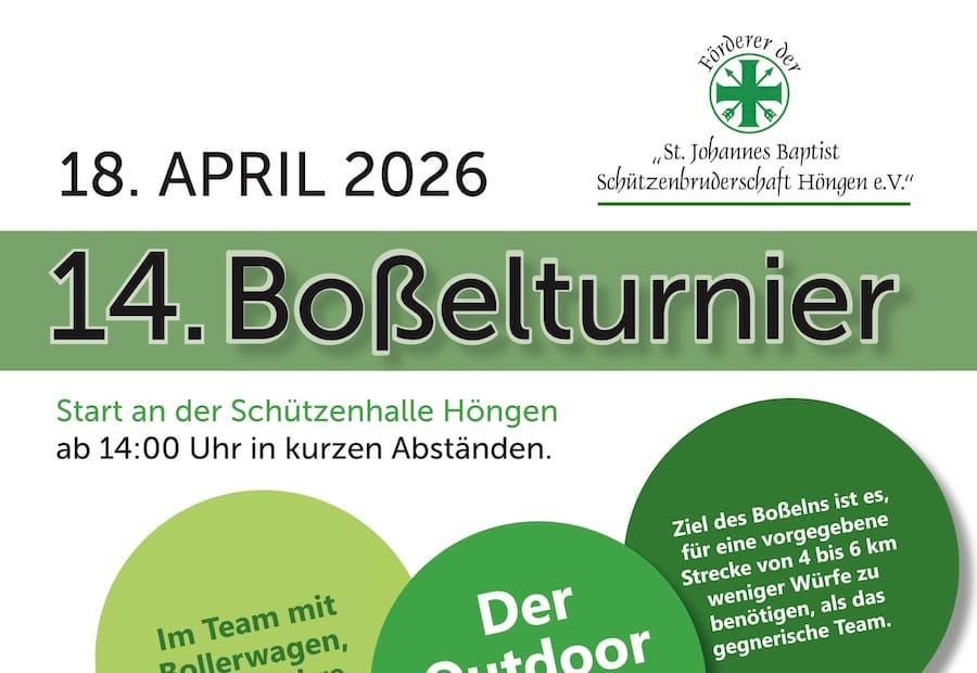 14. Boßelturnier