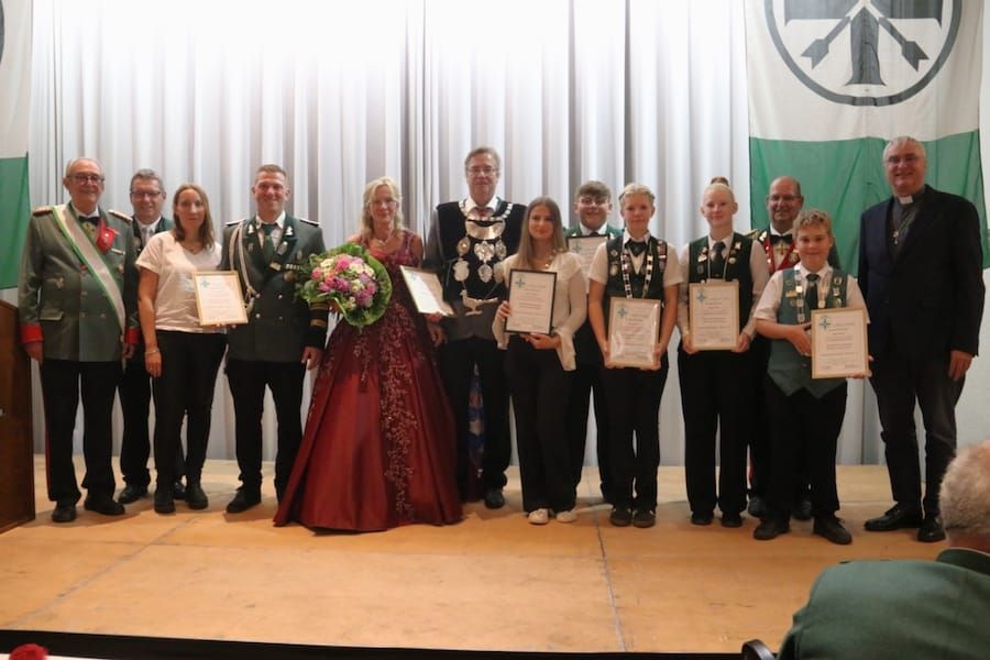 Ehrung der Repräsentanten im Schützen-dekanatsverband Gangelt-Selfkant in Schalbruch