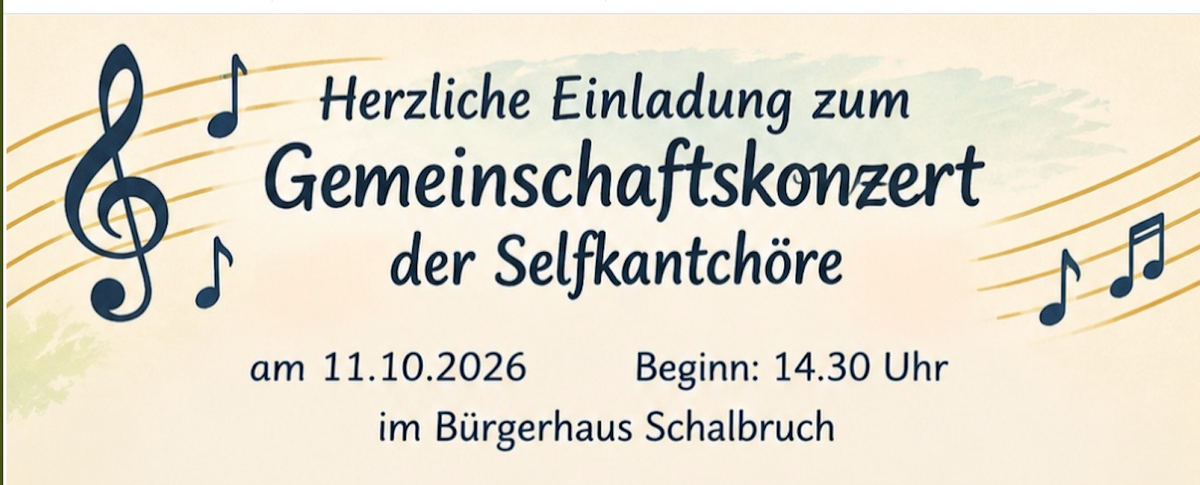 Konzerteinladung