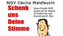 Entdecke deine Stimme! MGV Cäcilia Waldfeucht startet durch!