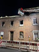 Drohender Einsturz an Brandruine