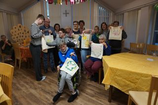 Basteln in der Wohnstätte Höngen