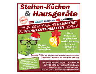 Speziell für die Vorweihnachtszeit