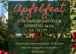 Apfelfest in Saeffelen