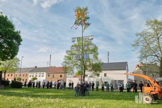Der Maibaum steht!