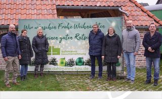 BAUUNTERNEHMUNG DAHLMANNS SPENDET AN DIE ÜBACHER TAFEL UND KINDERHILFE SELFKANT
