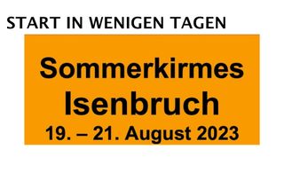 Traditionelle Sommerkirmes in Isenbruch startet in wenigen Tagen