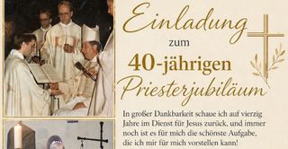 40 jähriges Priesterjubiläum