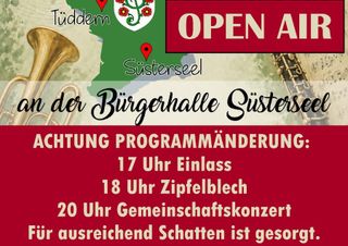 Achtung Konzertbeginn erst 20 Uhr