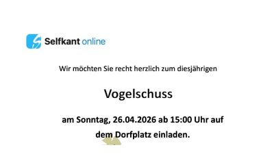 Einladung zum Vogelschuss 2026