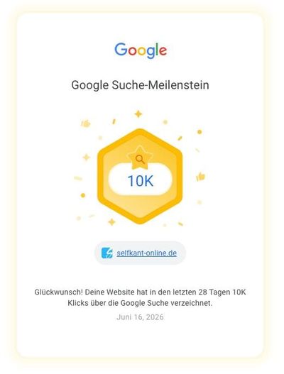 10K Klicks über Google suche