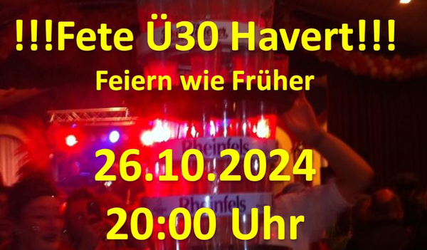 Fete Ü30