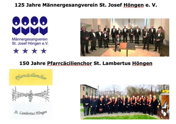 125 Jahre Männergesangverein St. Josef Höngen e. V.