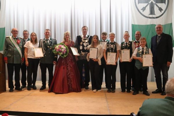 Ehrung der Repräsentanten im Schützen-dekanatsverband Gangelt-Selfkant in Schalbruch