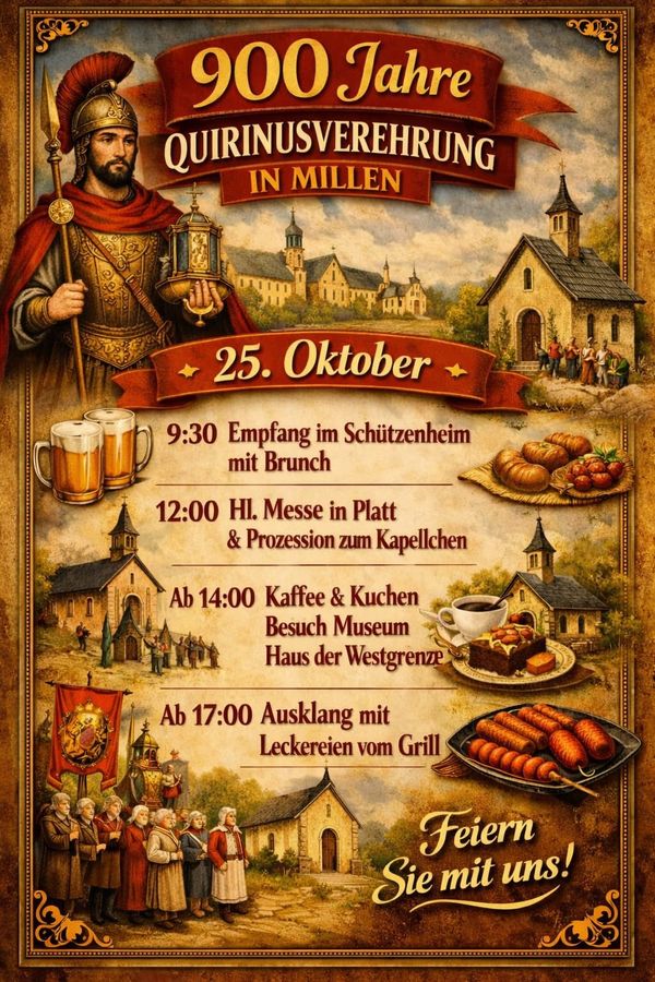 Am Sonntag in Millen - 900 Jahre Quirinusverehrung