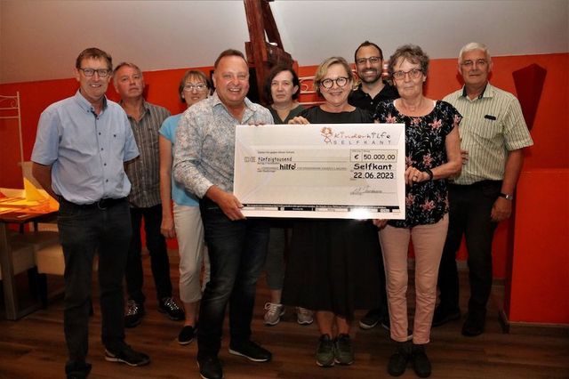 50.000€ für die Kinderkrebshilfe