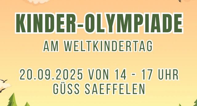 Auf zur Kinderolympiade