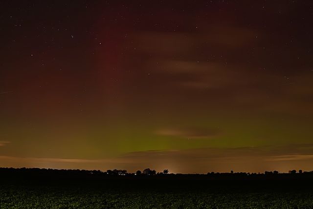 Polarlichter über dem Selfkant